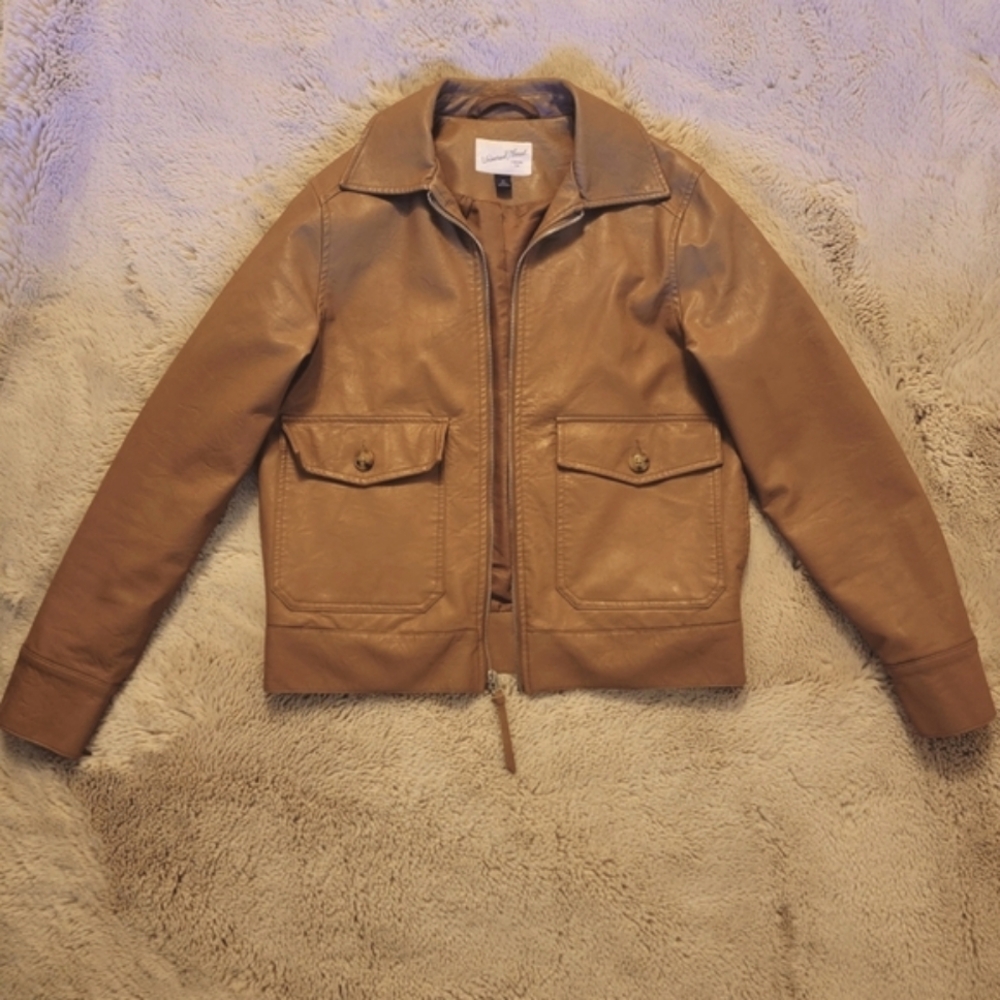 Faux Lather Jacket